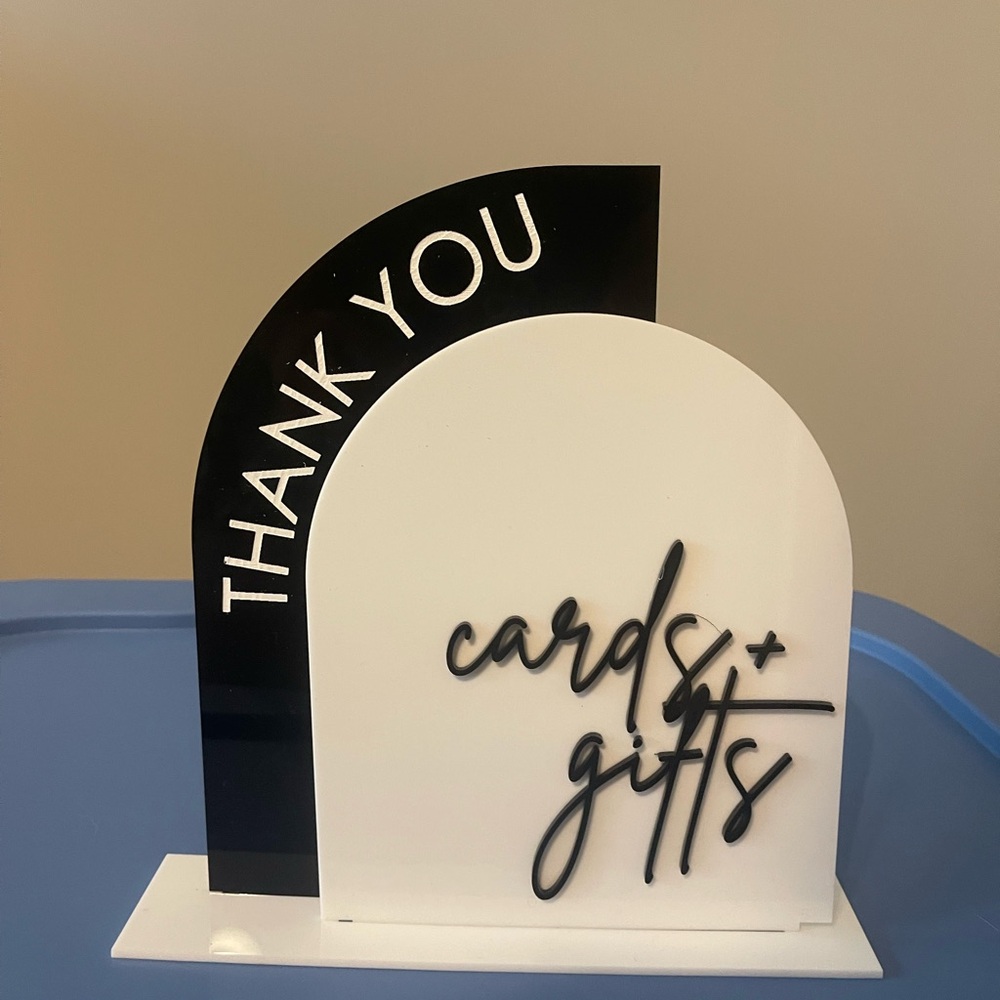 Cards and Gifts Wedding Sign